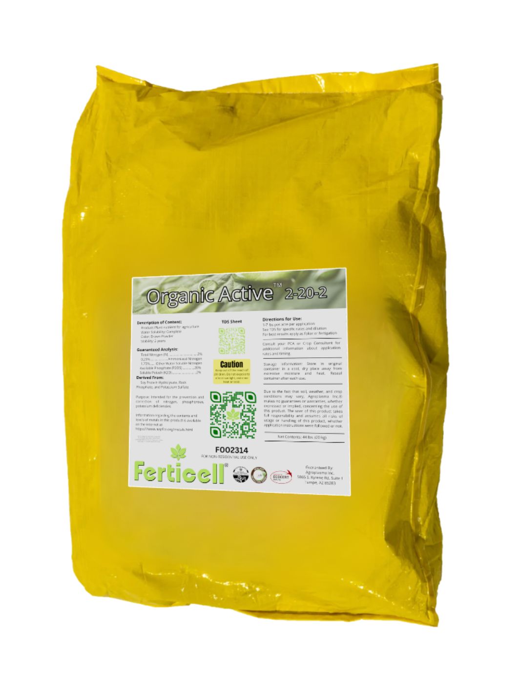 foundation turf herbicide mixing instructions Active 2-20-2 Organic Fertilizer | CDFA & WSDA Certified