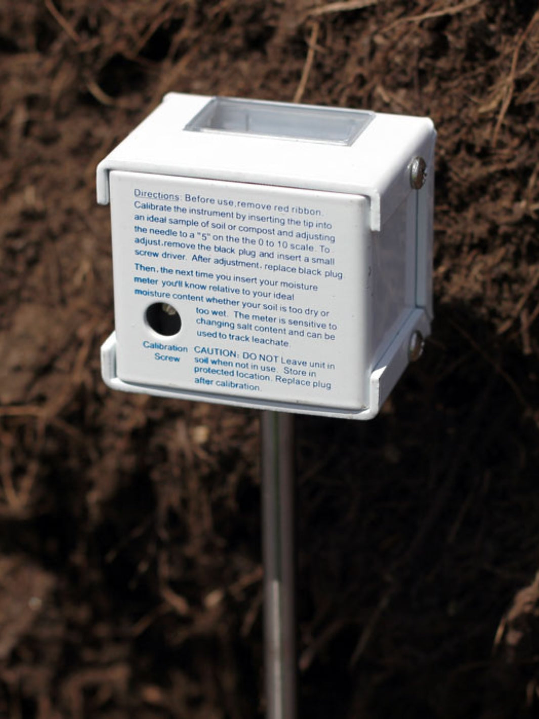 Reotemp Soil Wetness Meter Calibration Instructions