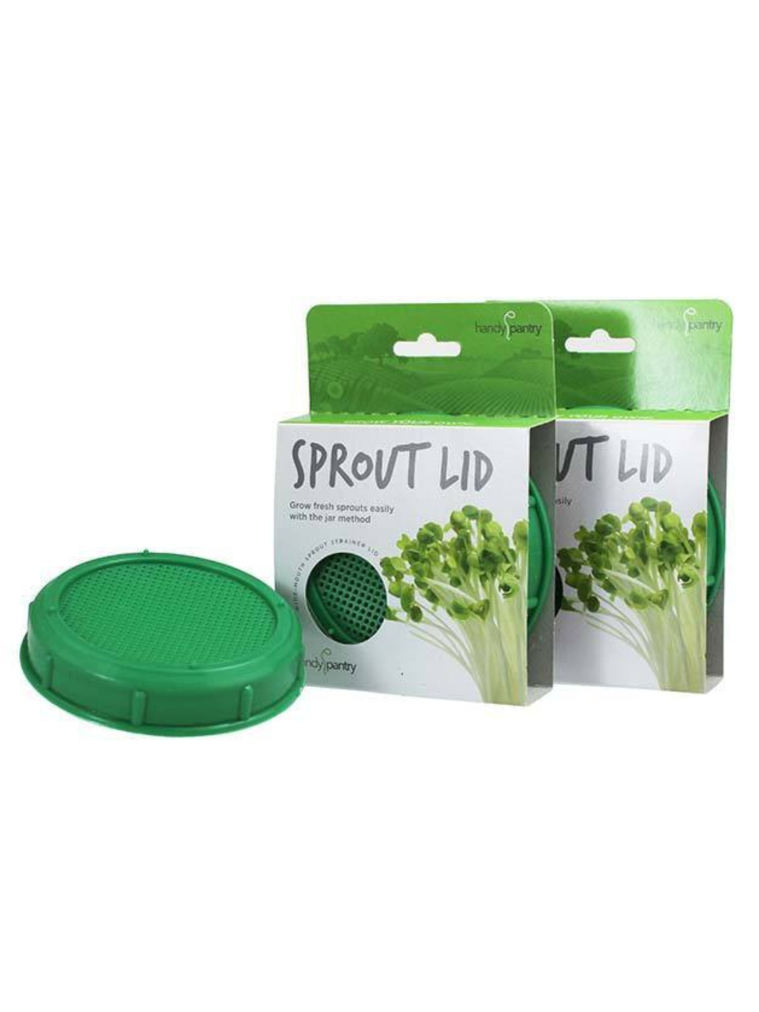 Two Pack of Mesh Sprout Lids For Mason Jars