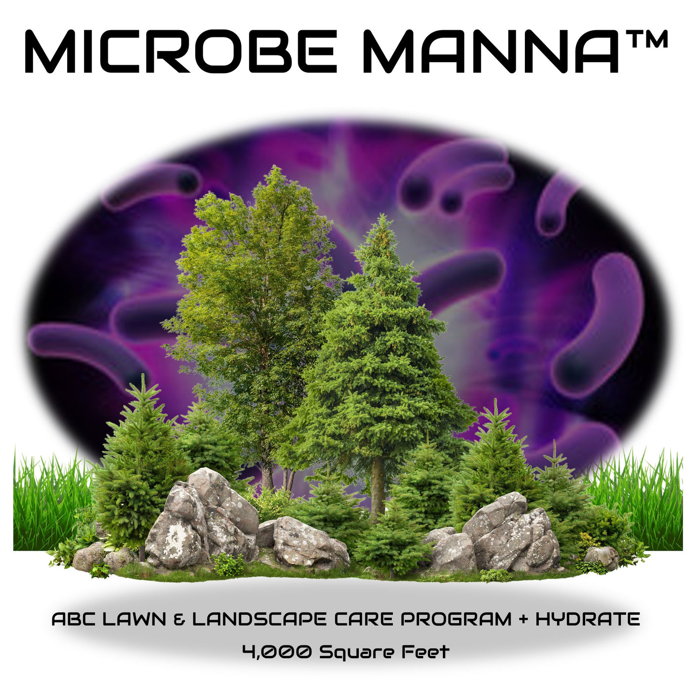 Microbe Manna ABC Lawn and Landscape Care Program and Hydrate for 4000 Square Feet