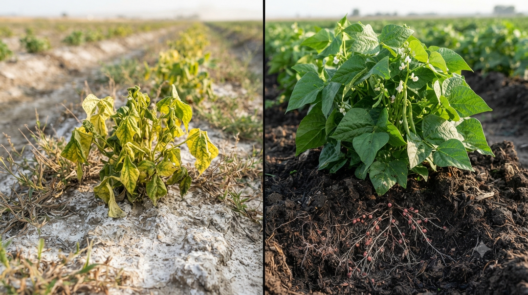 When the Crop Fades in Fertile Ground: Solving the Pinto Bean Paradox