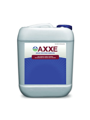 2.5 Gallon Bottle of AXXE Non-Selective Herbicide Organic Weed Killer Roundup Alternative