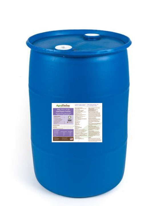 AgroThrive LFCa 3-3-2 Plus 1 Percent Calcium 30 Gallon Drum