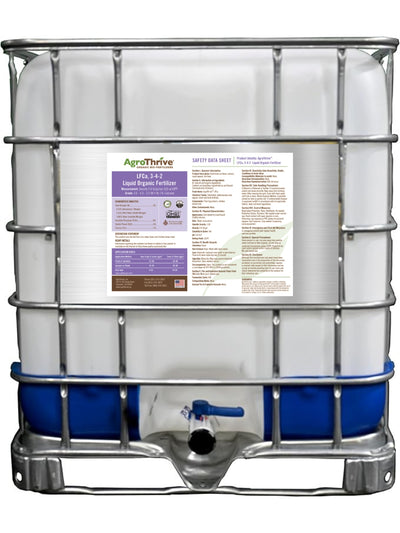 AgroThrive LFC 3-4-2 Plus 1 Percent Calcium 265 Gallon Tote