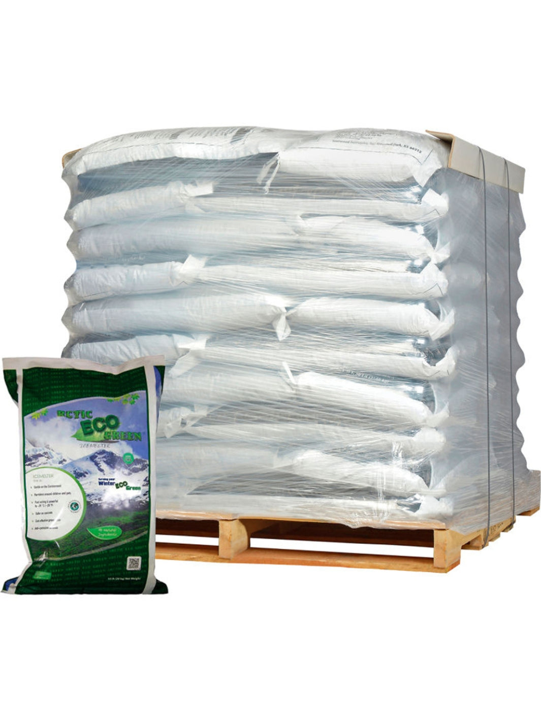 Full Pallet of Arctic ECO Green Child and Pet Safe All Natural Ice Melts