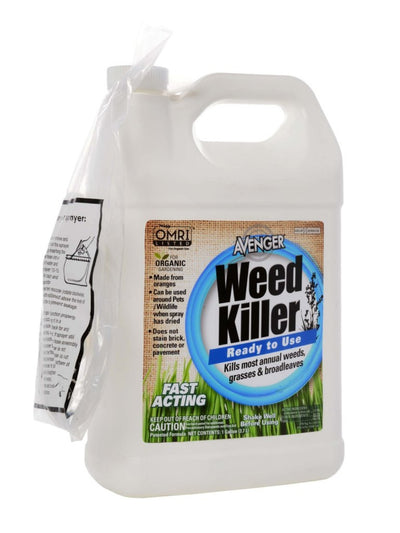Avenger Organic Weed Control Killer Ready-To-Use 1 Gallon 