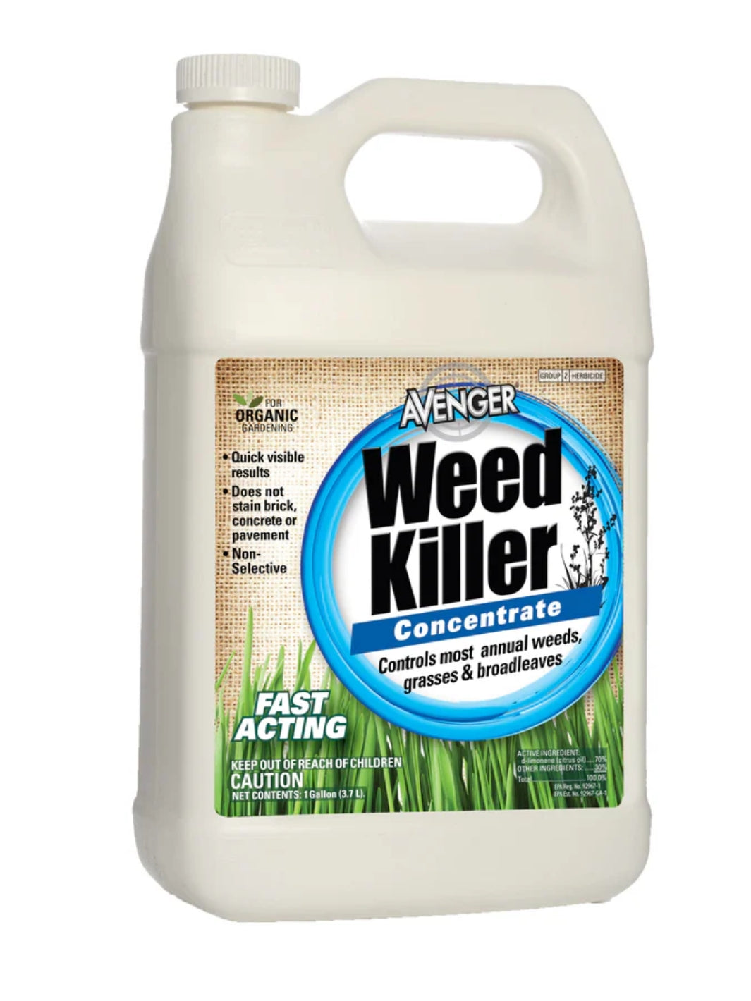 rezult herbicide Avenger Organic Weed Killer Concentrate