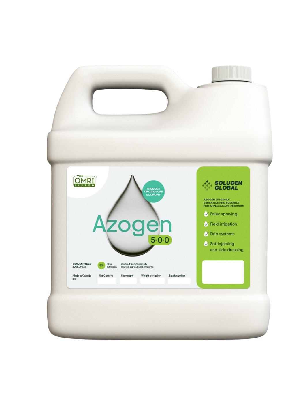 Azogen 5-0-0 Liquid Organic Nitrogen Fertilizer – Rocky Mountain BioAg