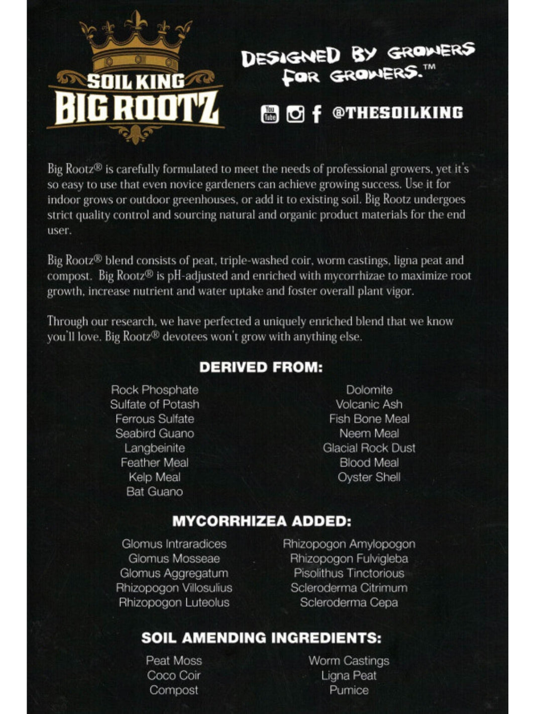 Bio Rootz Big Rootz By The Soil King Designed By Growers For Growers – Rocky ...