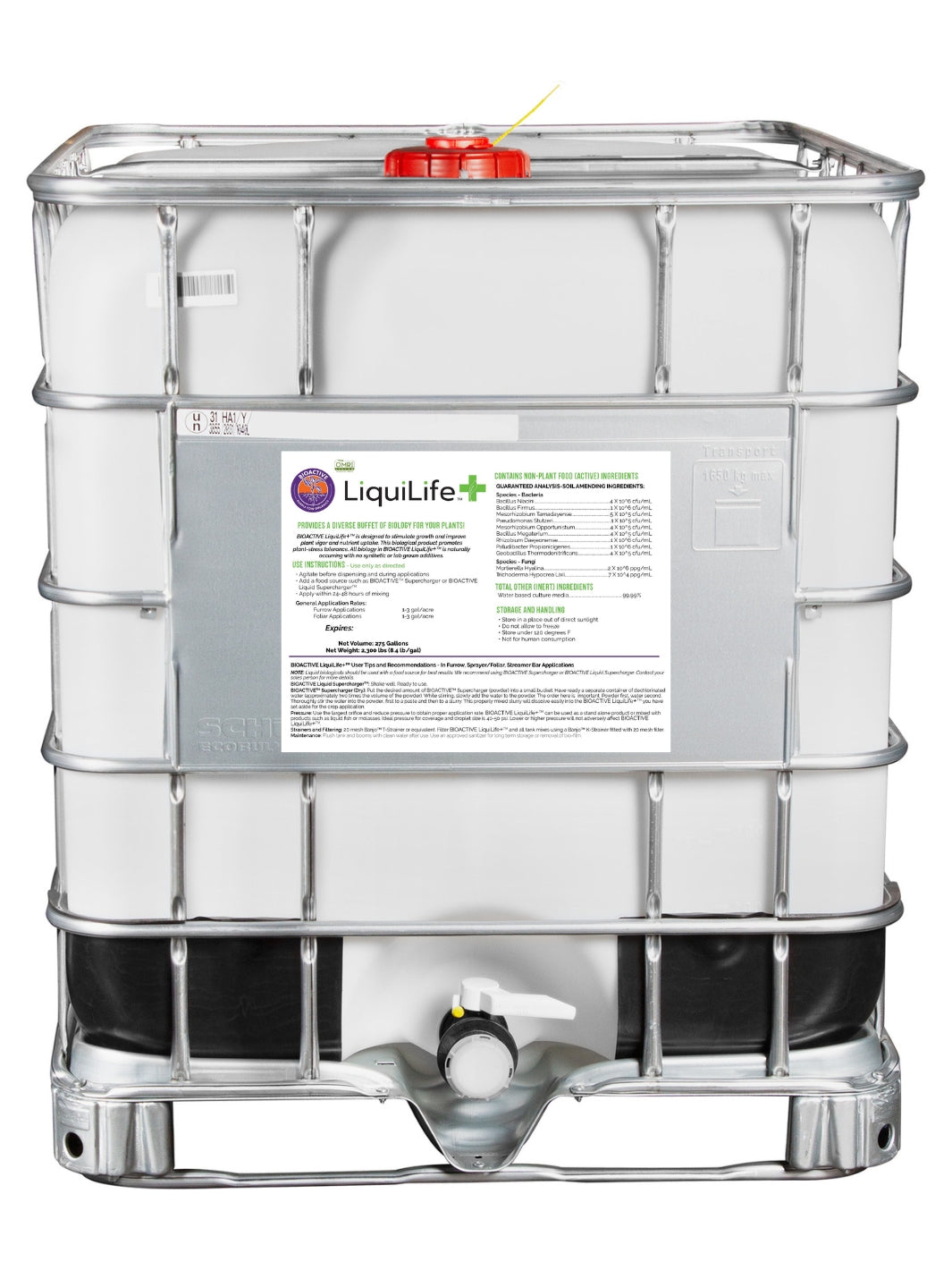 Purple Cow Organics Bioactive LiquiLife+ 275 Gallon Tote – Bulk Liquid Biological Soil Amendment
