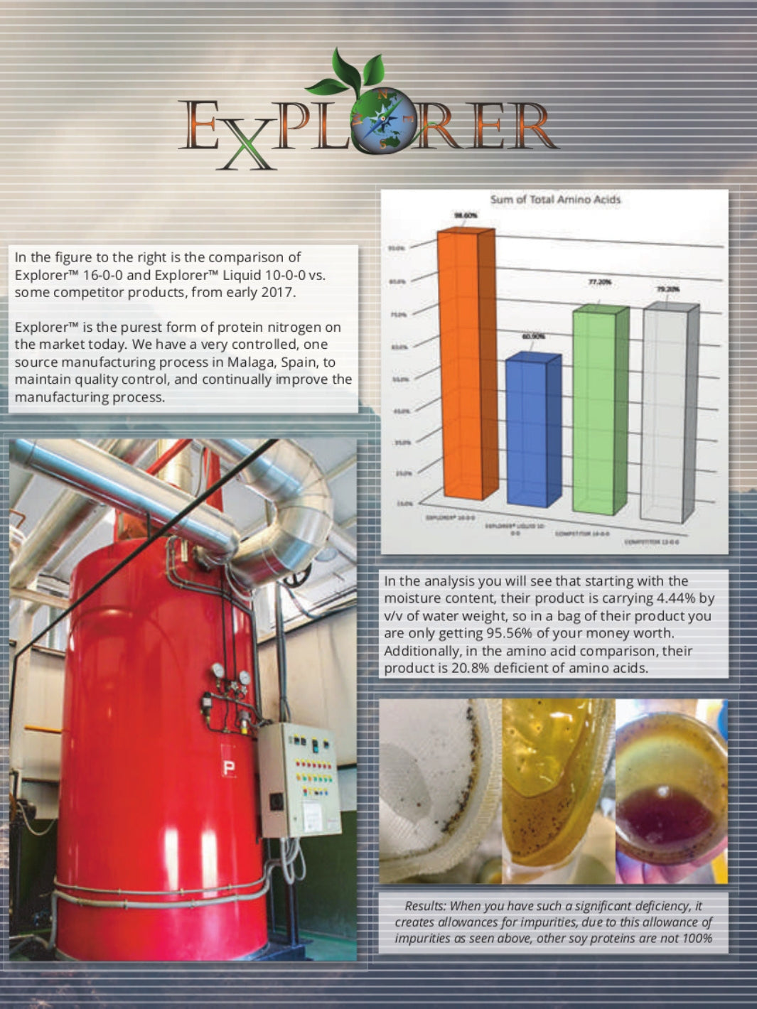 Page 4 Information Sheet About Explorer 10-0-0 Organic Fertilizer Liquid