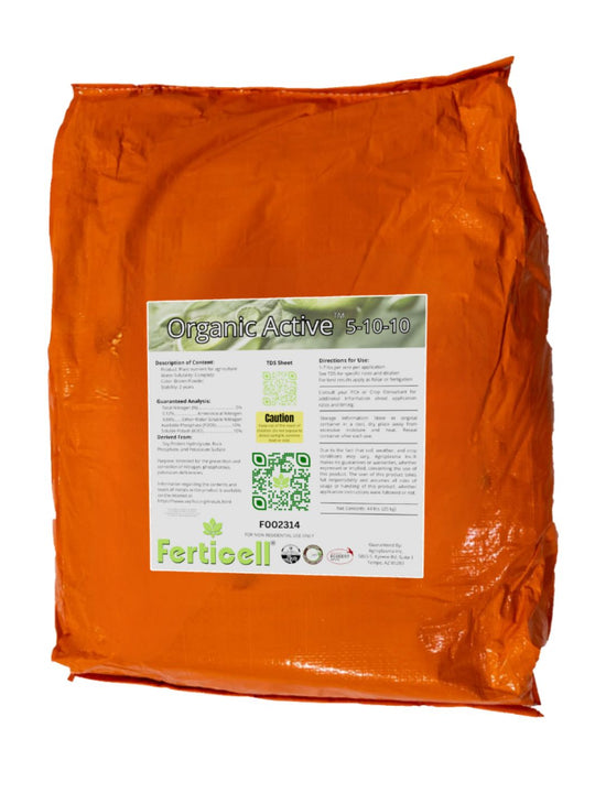 Active 5-10-10 Organic Fertilizer in 44lb Bag