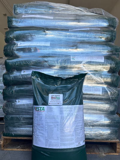 Full Pallet of Fieasta Granular Weed and Feed 40 Pound Bags Pallet