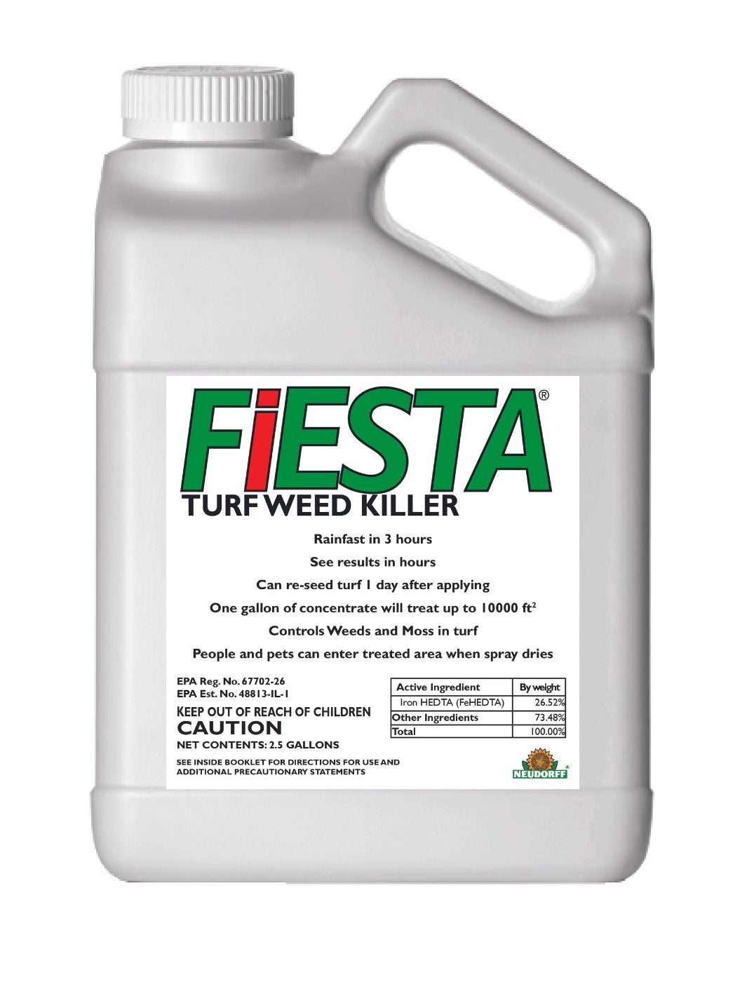 1 gallon bottle of Fiesta Herbicide
