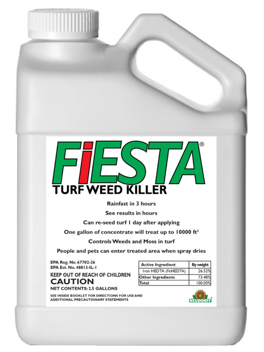 2.5 gallon bottle of Fiesta Herbicide
