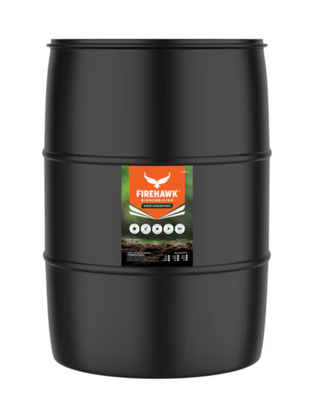 FireHawk Bioherbicide Super Concentrate 55-Gallon Drum — Commercial Bulk Natural Herbicide