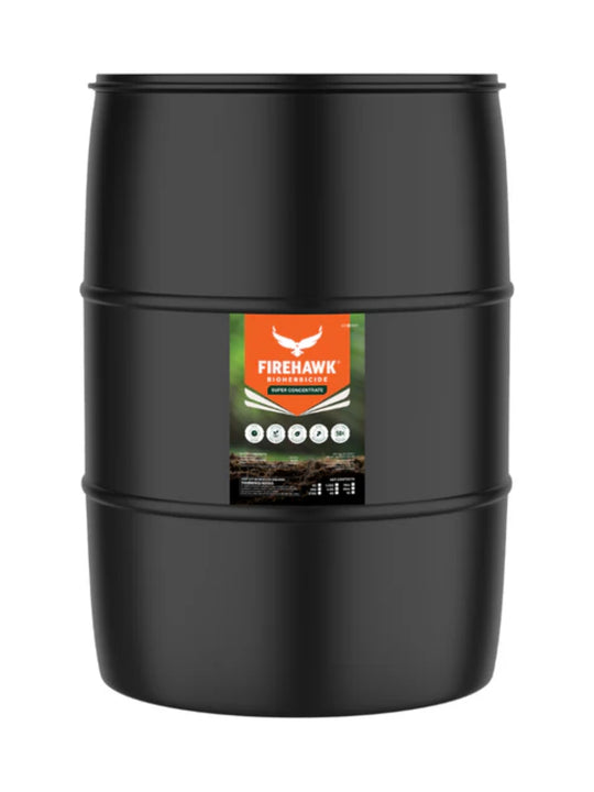 FireHawk Bioherbicide Super Concentrate 55-Gallon Drum — Commercial Bulk Natural Herbicide