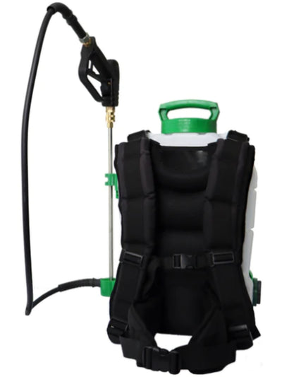 Back of FlowZone Typhoon 3.0 Battery Operated Backpack Sprayer