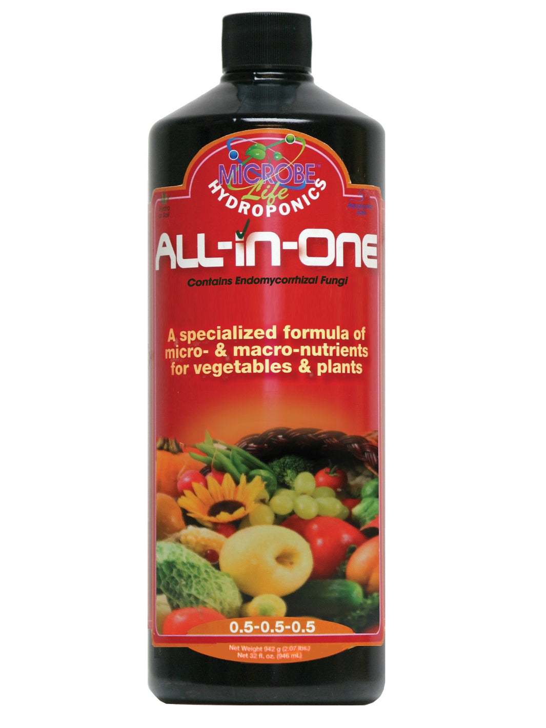 fertilizer for hydroponic plants Microbe Life All-in-One, 1 qt