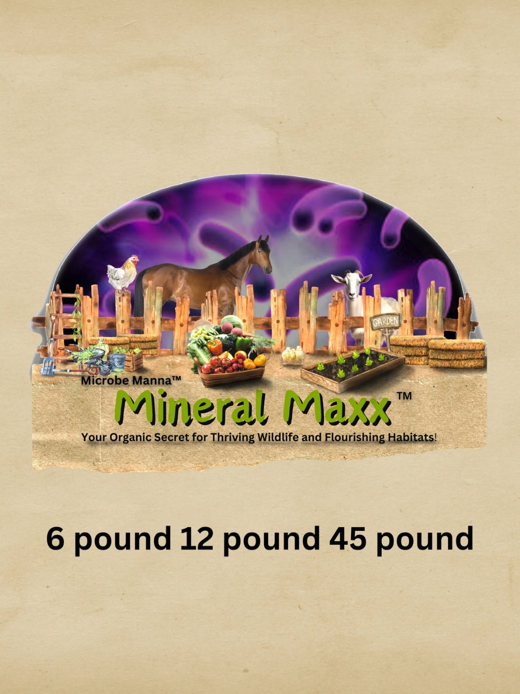 Microbe Manna™ Mineral Maxx™ Front Label