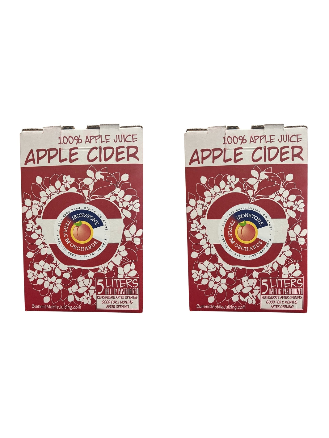 Natural Apple Juice From Triple M Orchards 2 Pack