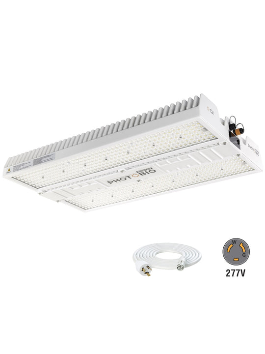 PHOTOBIO CX LED light, 850W, 100-277V S4 spectrum with iLOC 277V L7-20P Plug 10' Cord
