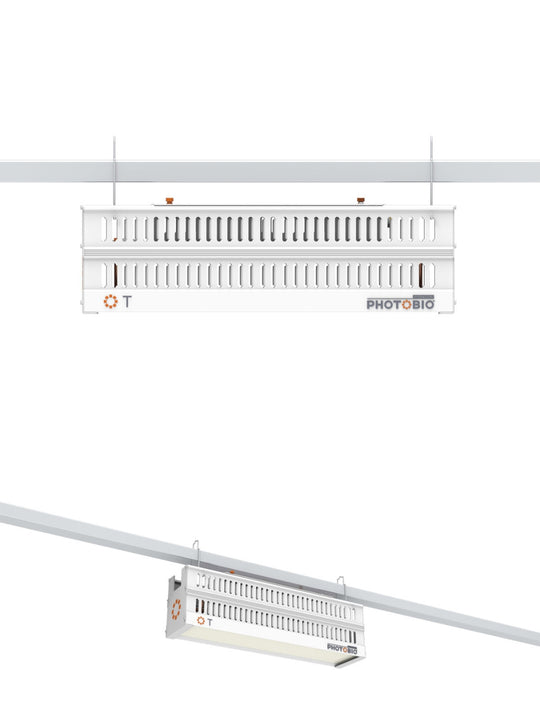 Installed PHOTOBIO T LED light, 330W, 100-277V S4 spectrum with iLOC