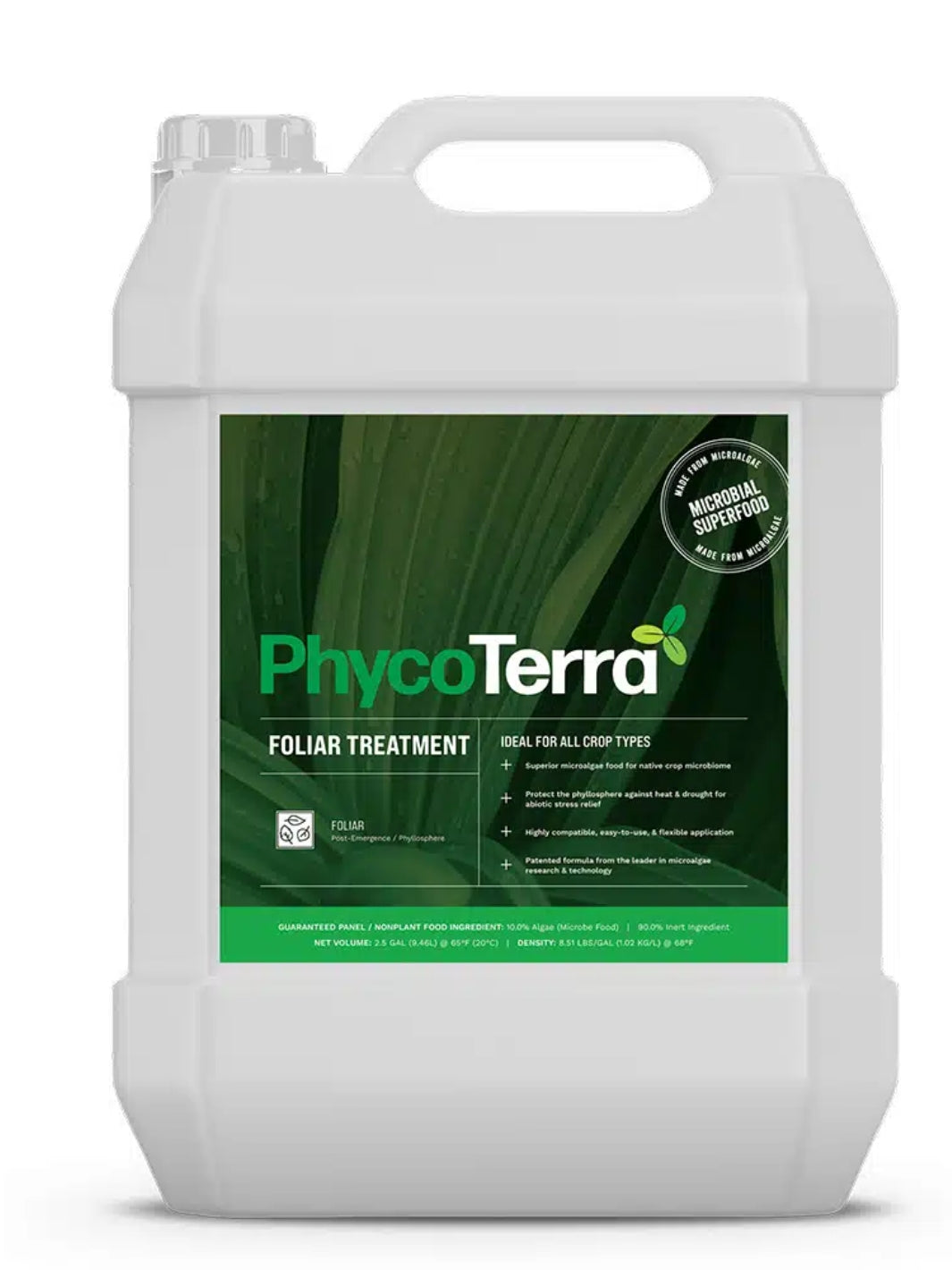 PhycoTerra FX foliar microbial food bottle – microalgae crop spray