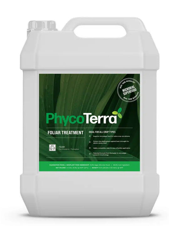 PhycoTerra FX foliar microbial food bottle – microalgae crop spray