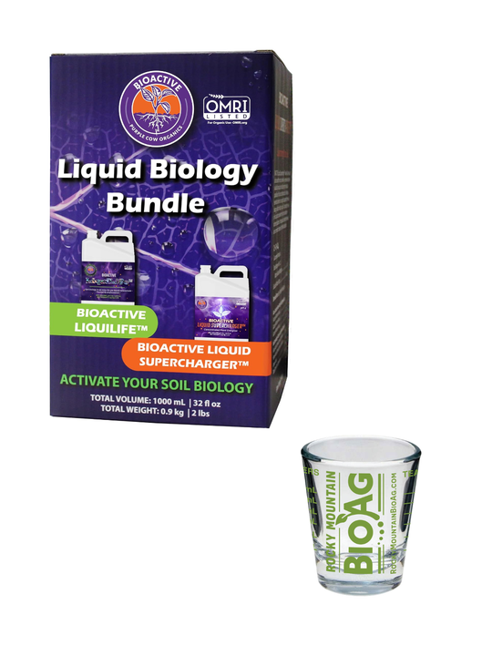 Purple Cow Organics Liquid Biology Bundle – BioActive LiquiLife + Liquid Supercharger