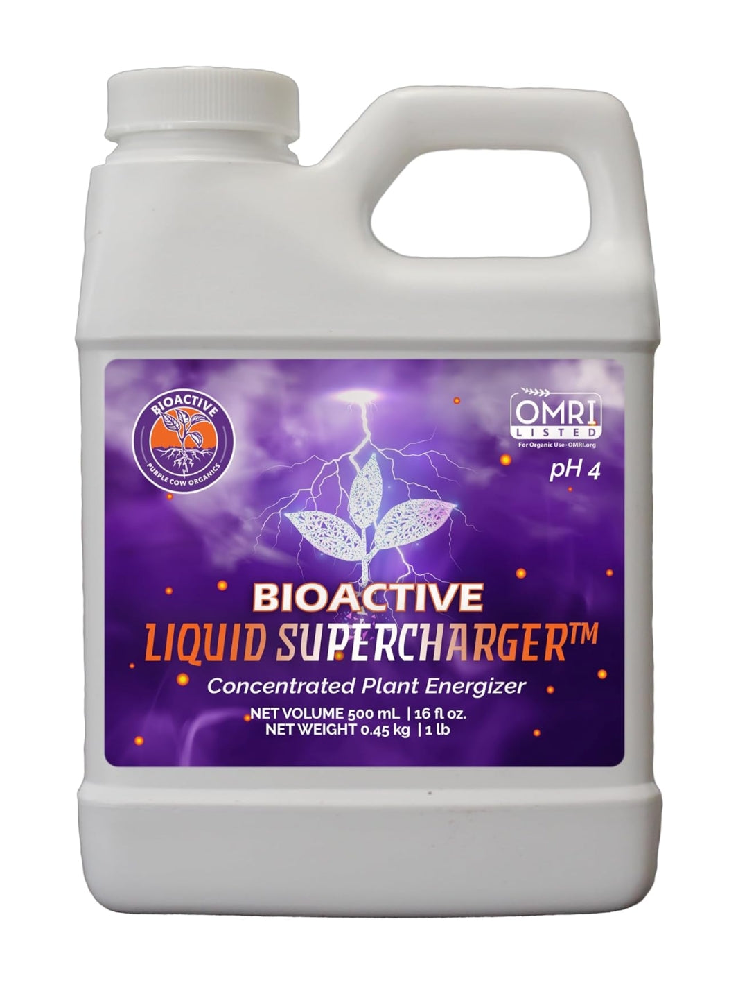 Purple Cow Organics Liquid Biology Bundle – BioActive Liquid Supercharger 500 mL OMRI Listed