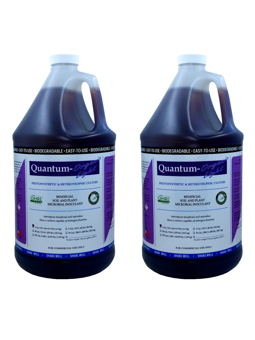 2 Gallons of Quantum Growth Organic Light
