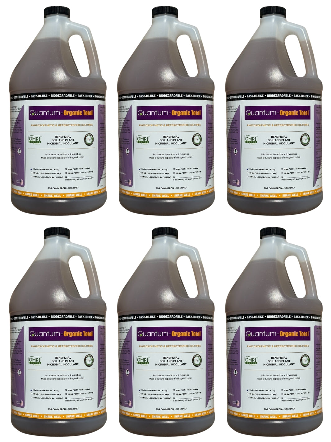 Quantum Growth Organic Total Soil Microbial Inoculant Case NEW FORMULATION