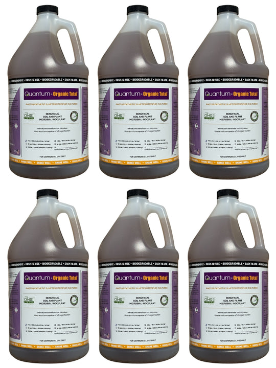 Quantum Growth Organic Total Soil Microbial Inoculant Case NEW FORMULATION