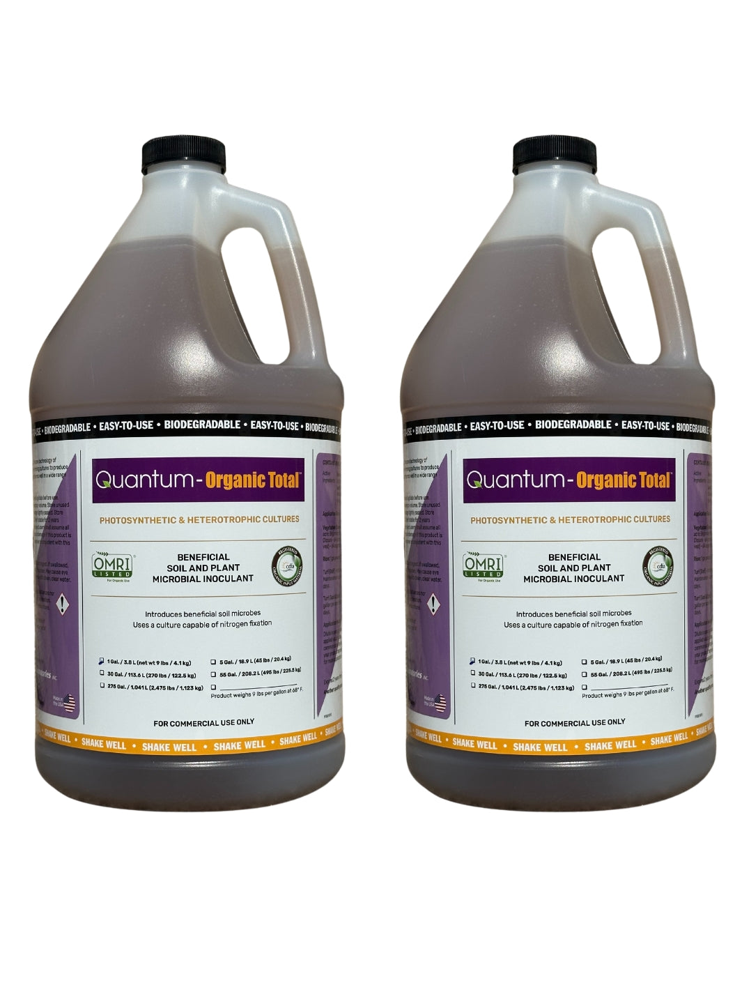 2 Gallons of Quantum Growth Organic Total Biological Inoculant NEW FORMULATION