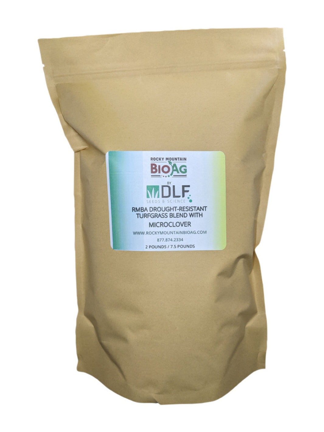 2 Pound Bag RMBA Drought Resistant Turfgrass Seed Blend with Micro Clover DLF Pickseed