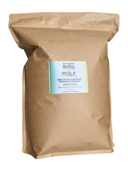 7 Pound Bag RMBA Drought Resistant Turfgrass Seed Blend with Micro Clover DLF Pickseed