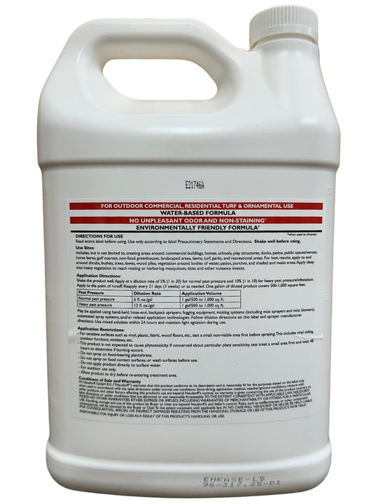 Tailspin Mosquito &amp; Tick Killer 1 Gallon – Back Label