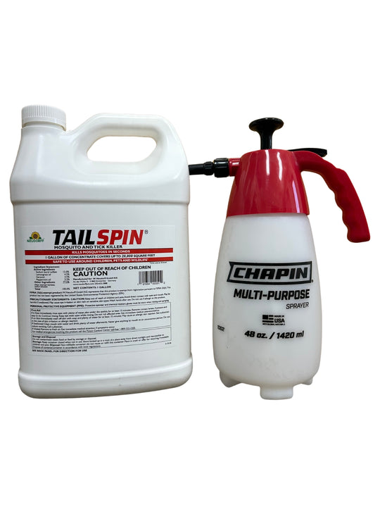 Tailspin 1 Gallon with Chapin 48 oz Compression Sprayer