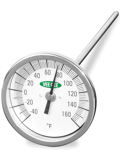 VeeGee Stainless Steel Soil Thermometer 6 Inch