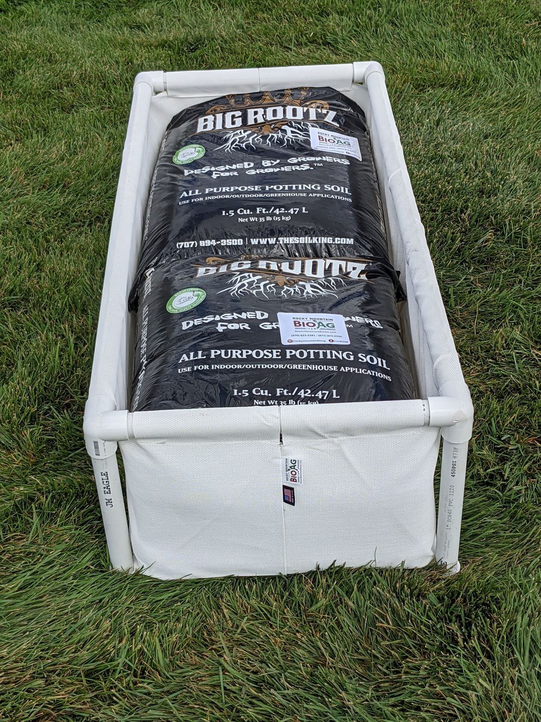 20x44 Rain Science Grow Beds with Soil