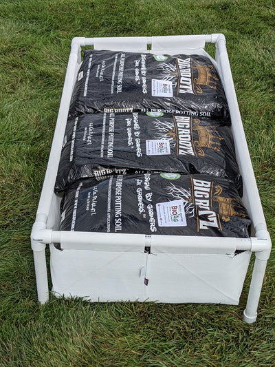 Rain Science Grow Bed in 24x48 with Big Rootz Soil