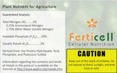 Plant Nutrient Information for Active 2-20-2 Organic Fertilizer