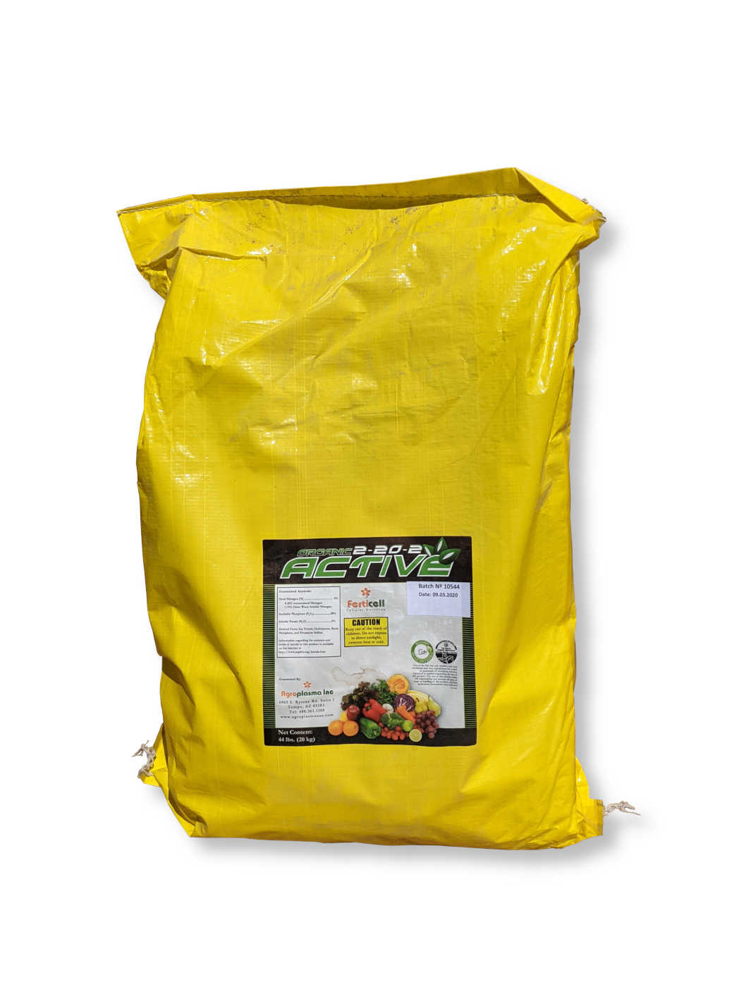 Active 2-20-2 Organic Fertilizer in Bag