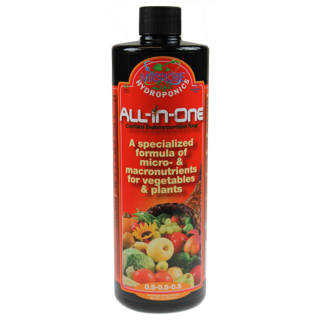 One pint of All-in-one Microbe Life Hydroponics Fertilizer