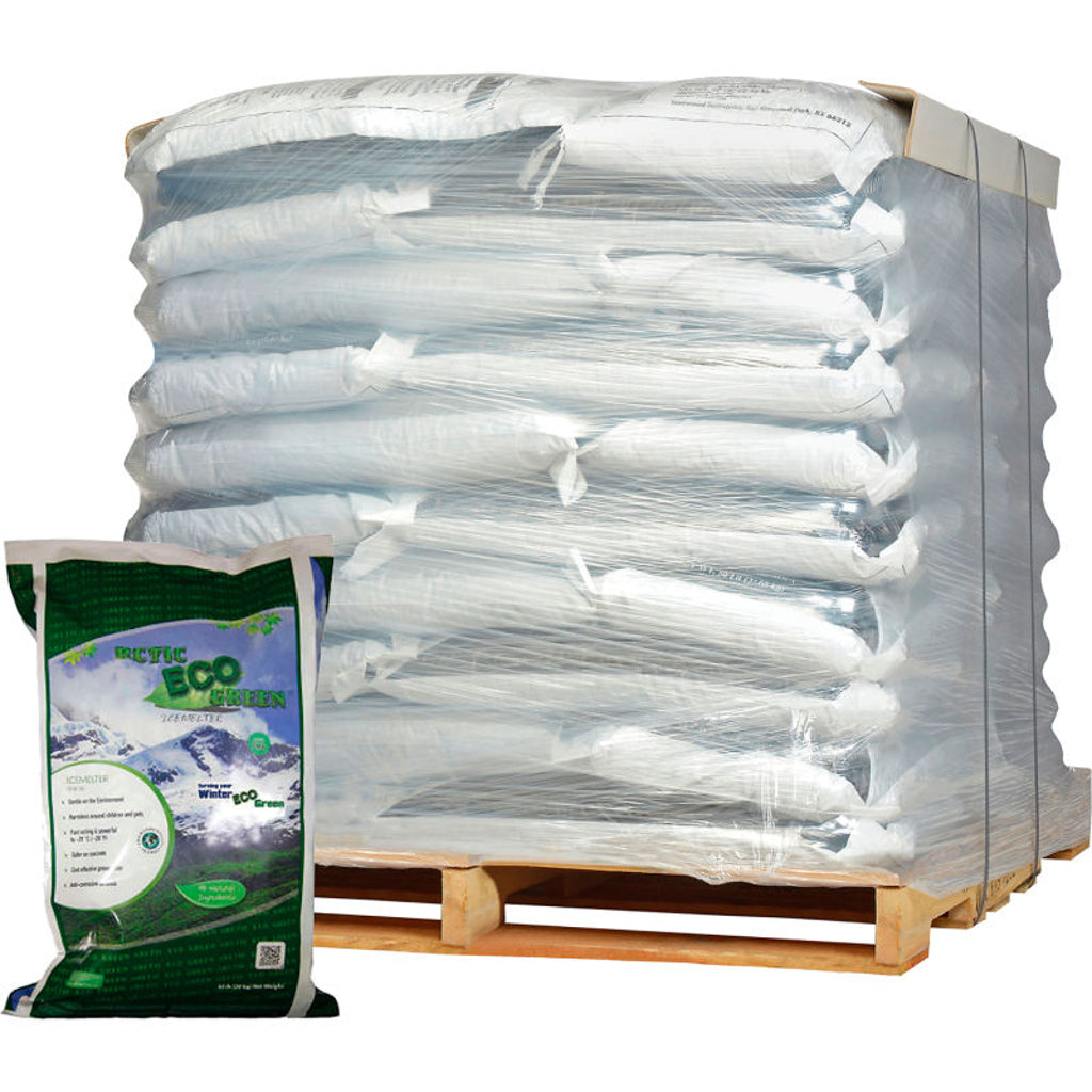 arctic eco green child and pet safe eco friendly all natural ice melt 44 pound bag pallet