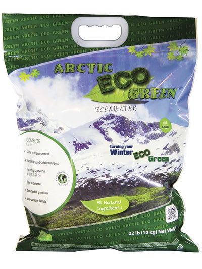 22lb Bag of Arctic ECO Green Child and Pet Safe All Natural Eco-Friendly Ice Melts