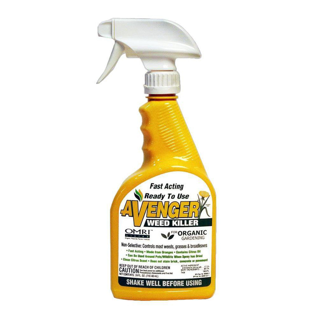 Avenger Organic Weed Control Killer Ready-To-Use (RTU) 24 Ounce - Rocky Mountain Bio-Ag