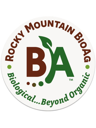Rocky Mountain BioAg Logo Round Vinyl Sticker