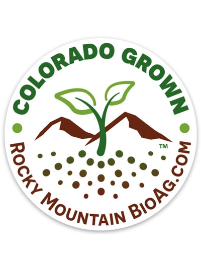 Rocky Mountain BioAg Colorado Grown Vinyl Sticker